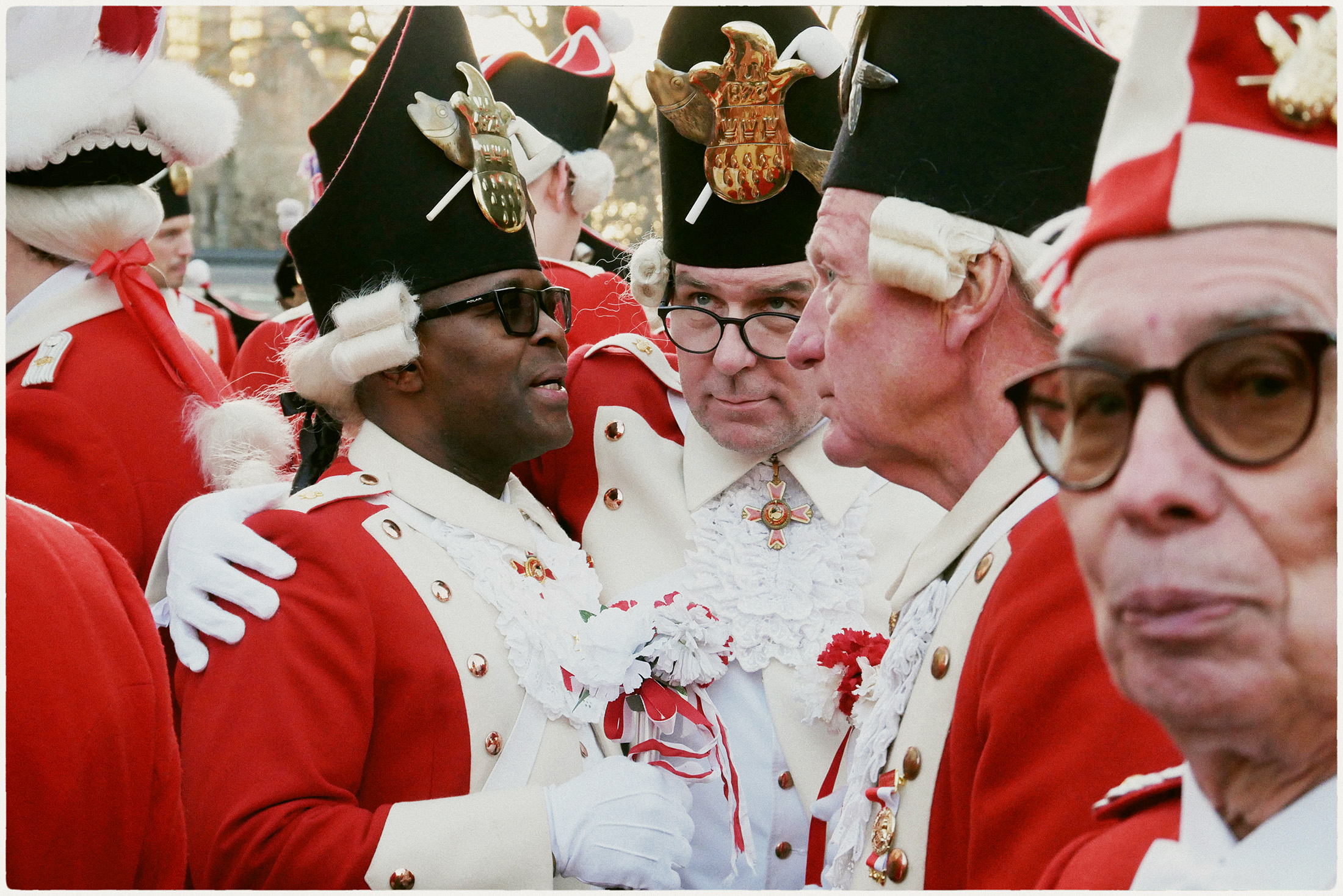 members of Rote Funken Carnival Guards